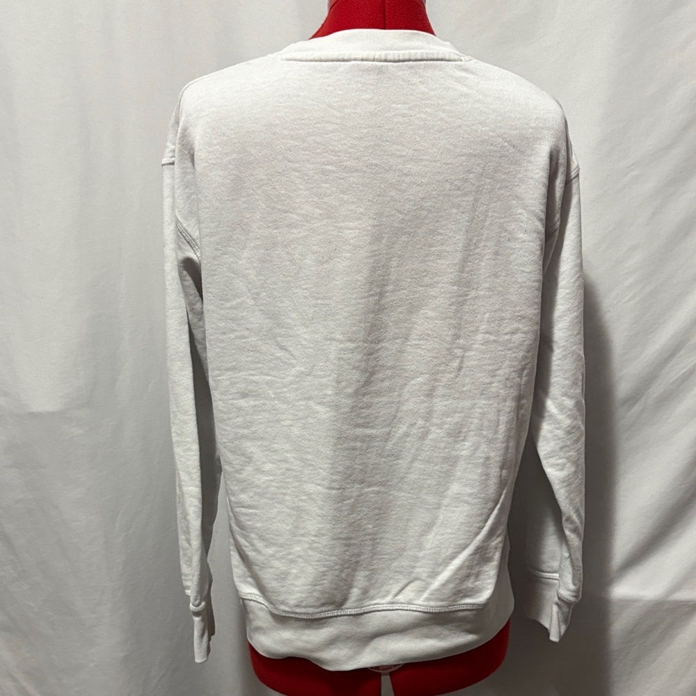 Levi's White Sweatshirt with Red Logo MM86 - Picture 3 of 7